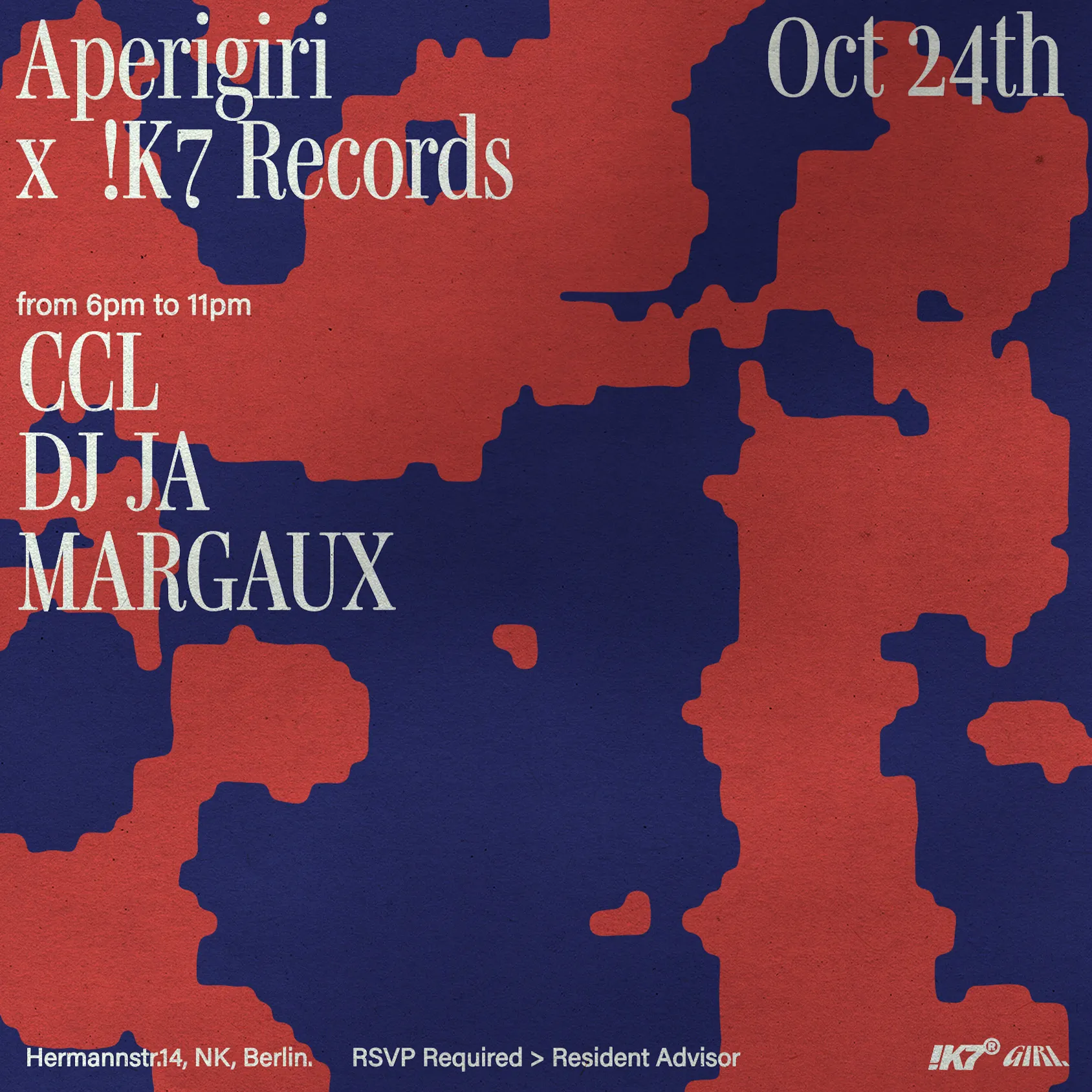 AperiGiri x !K7 Records, 24.10.2024.